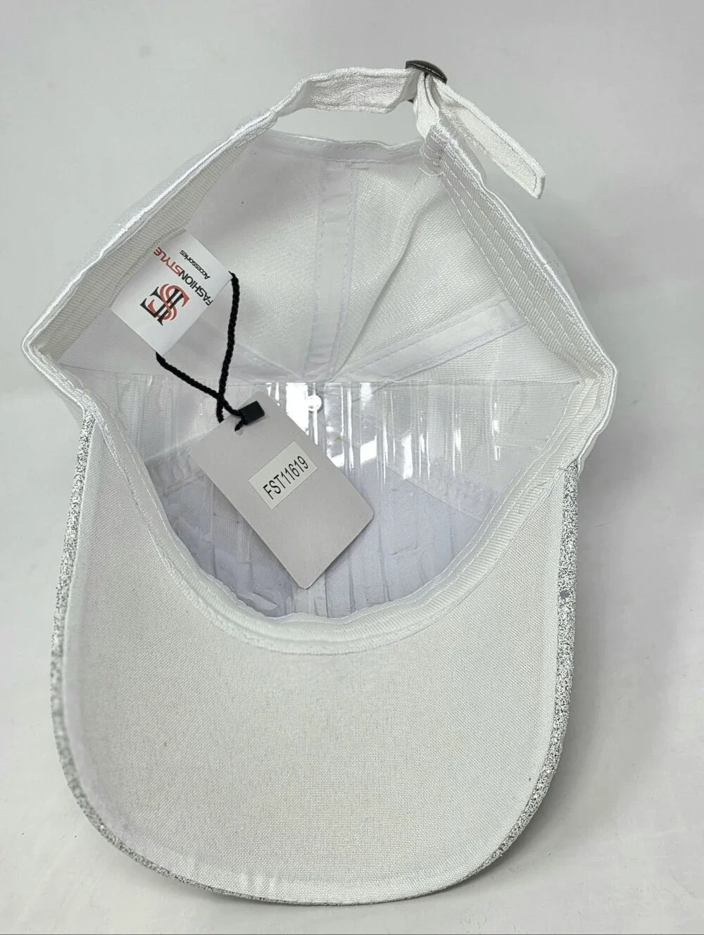 Fashion Style White Satin Rhinestone 